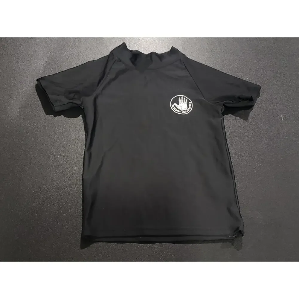 Body Glove Black Short Sleeved Swim Rash Guard UPF 50+ Sun Protection Swim Shirt